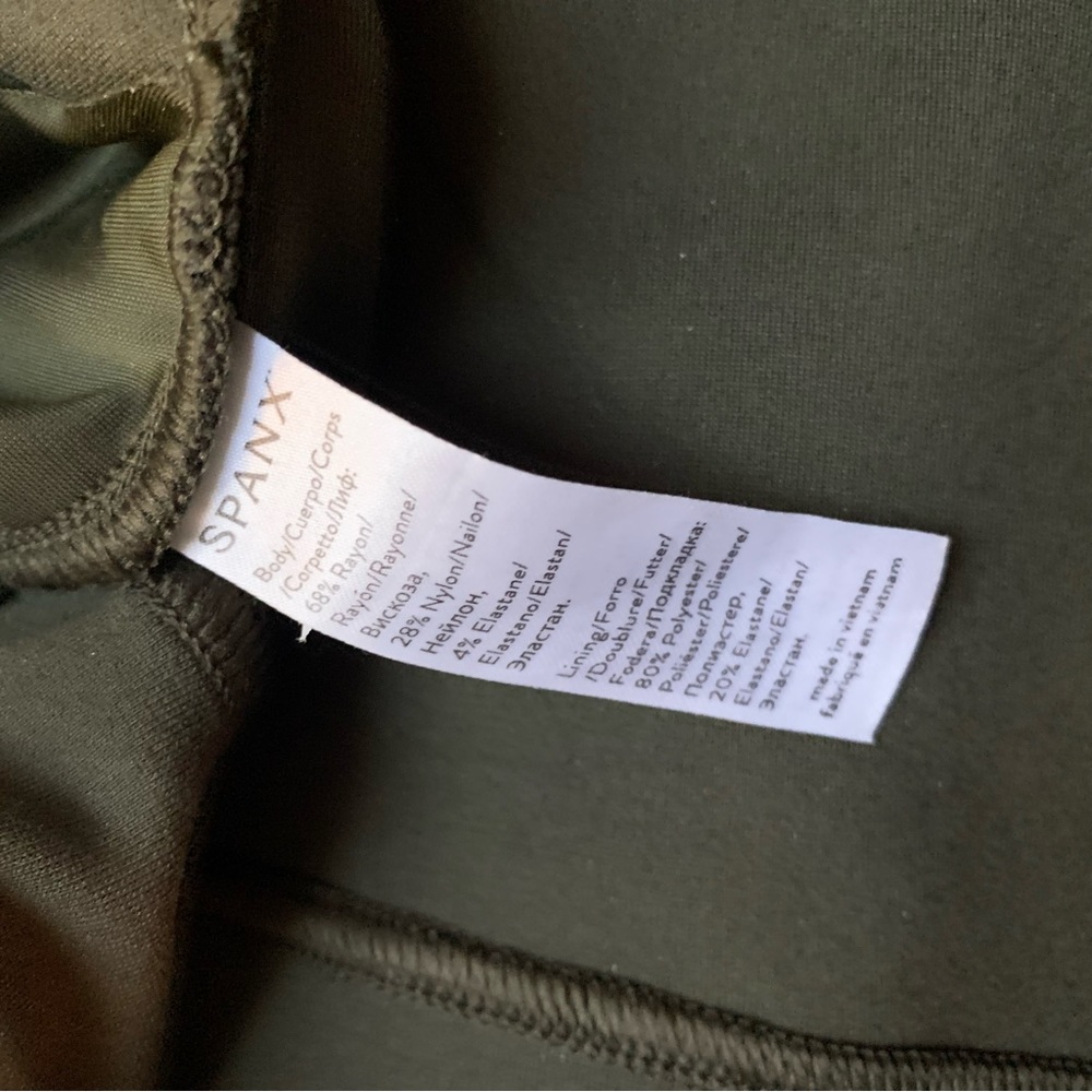 SPANX Women's Skinny Pants - Olive - Picture 7 of 9